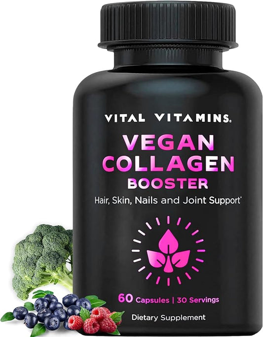 Vital Vitamins Vegan Collagen Booster 60 Capsules