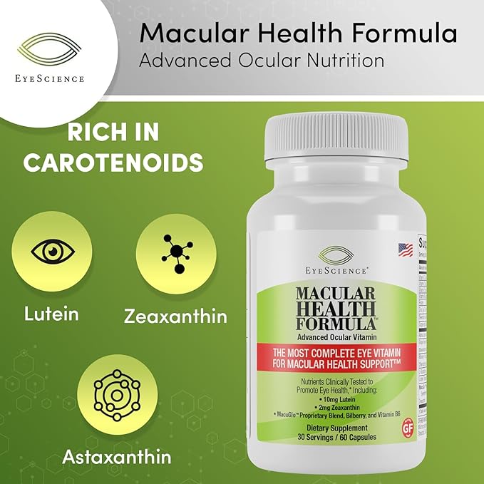 Macular Health Beyond AREDS2 Formula, Advanced B6 (30 (30 Day
