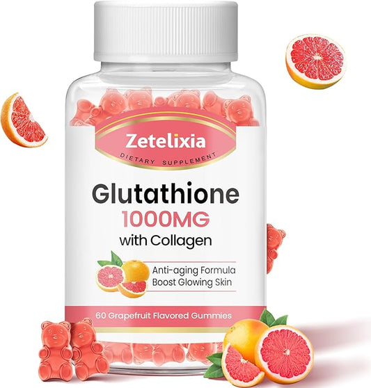 Glutathione Collagen Gummies for Women & 60 Count