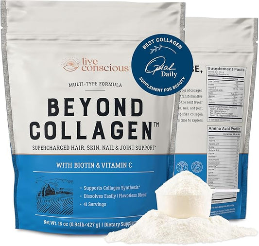 Live Conscious Beyond Collagen Multi Collagen 41 Servings