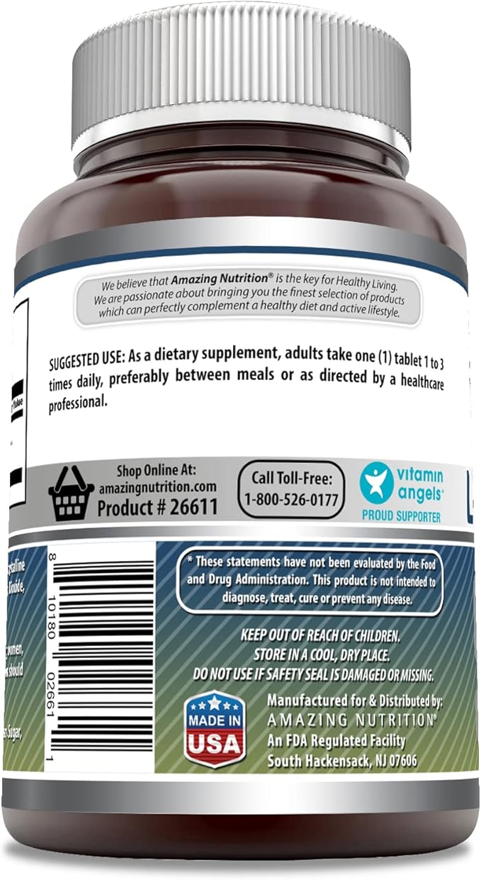 Amazing Formulas L Glutamine 1000mg 120 Tablets