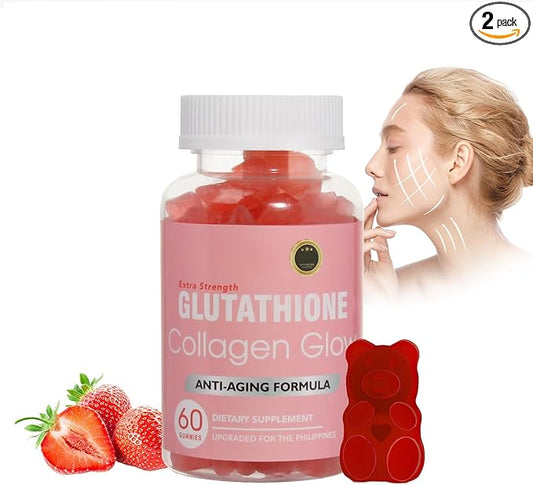 Glutathione Collagen Glow Gummies for Women, 60/120Pcs Korean (2)