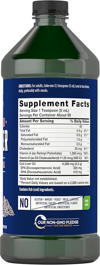 Carlyle Norwegian Cod Liver Oil 16oz | 3 Bottles