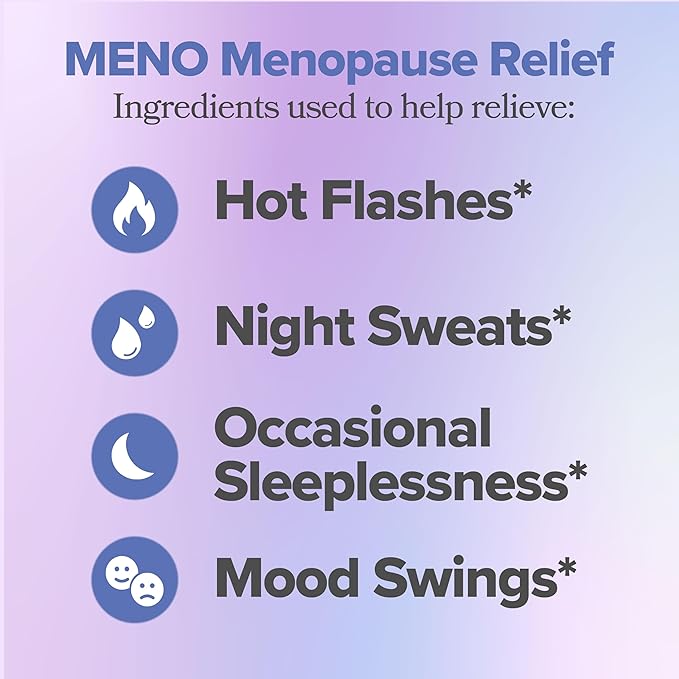 MENO Gummies for Menopause, 30 Servings 3) - KSM-66 -