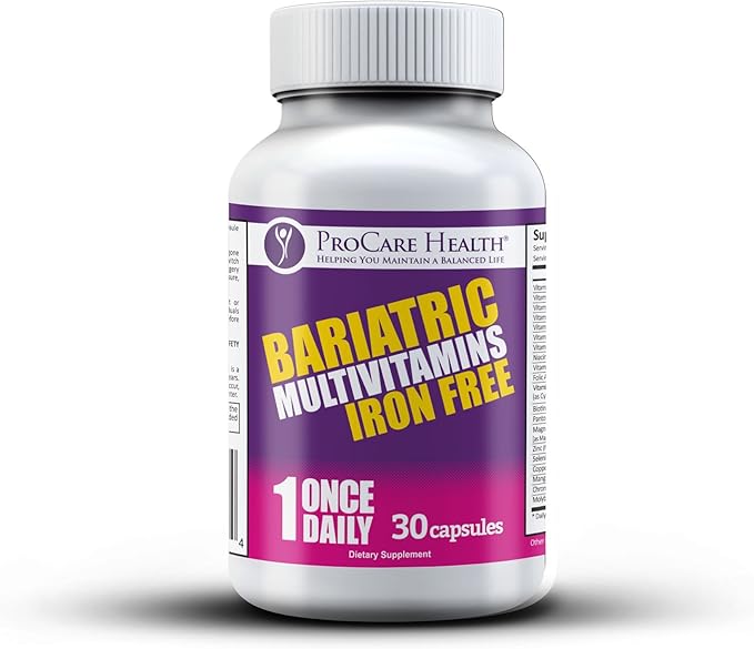 Bariatric Multivitamin | Capsule | Iron 30 Count