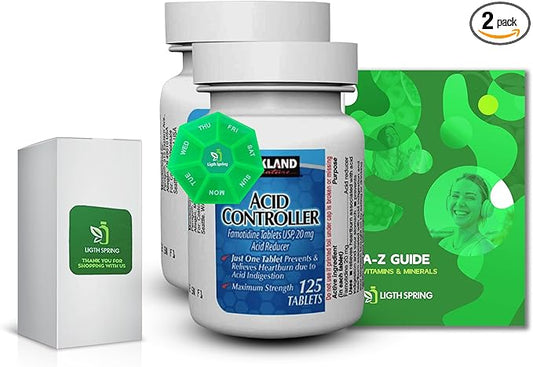 Acid Controller 20 mg, 125 Ct (2 Pack) (3 Items)