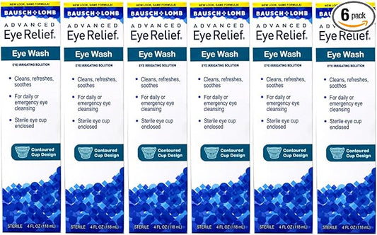 Bausch & Lomb Eye Wash Relief 4 Fl 6)