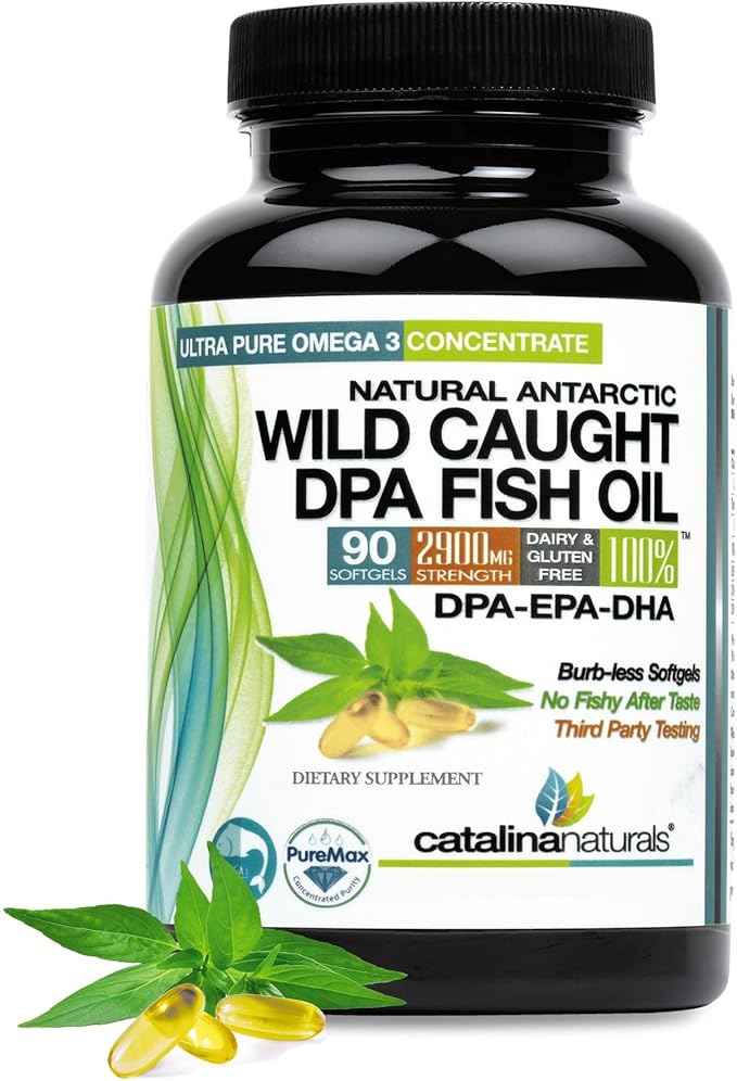 Wild Caught Omega-3 DPA Fish Oil 2900 mg 90 SoftGels