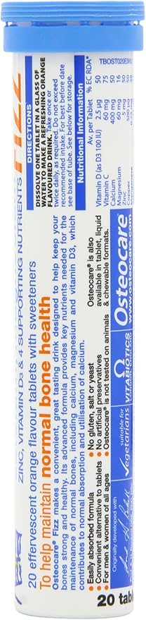 Vitabiotics Osteocare Fizz 20 Tablets