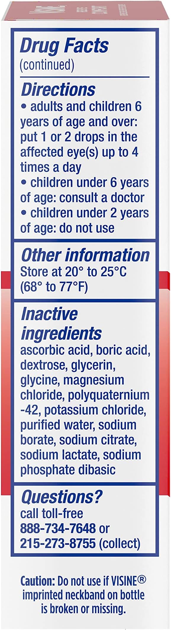 Visine Red Eye Comfort Redness Relief 0.5 fl.