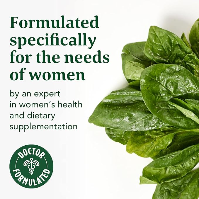 MegaFood Women's 40+ Advanced Multivitamin for Women D3, Vitamin K2 & 60 Tabs (30 servings)