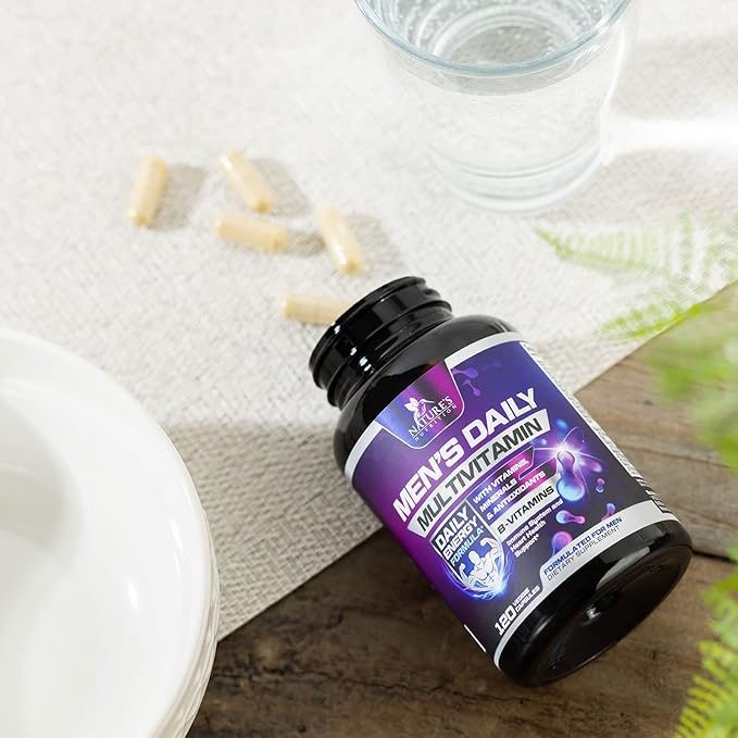 Premium Multivitamin for Men B12, Zinc, 120 Multivitamin