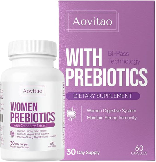 Vaginal Probiotics Women Ph Balance Pills Female Gut Health Prebiotics 60 Billion CFU Capsules Digestive Urinary Tract Support