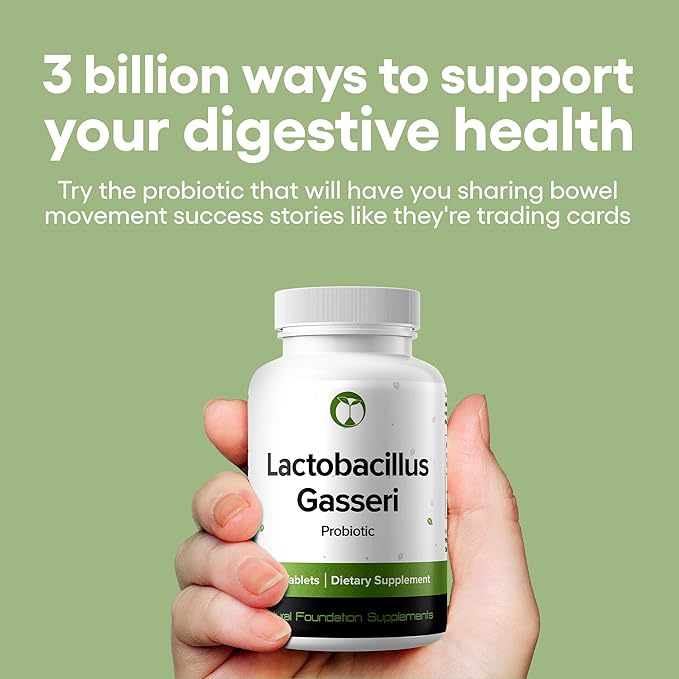 Lactobacillus Gasseri Probiotic Supplement 240 Tablets 3 Billion CFU Probiotics for Men & Women Supports Intestinal Digestive & Gut Health Made in The USA (240, Lactobacillus Gasseri)
