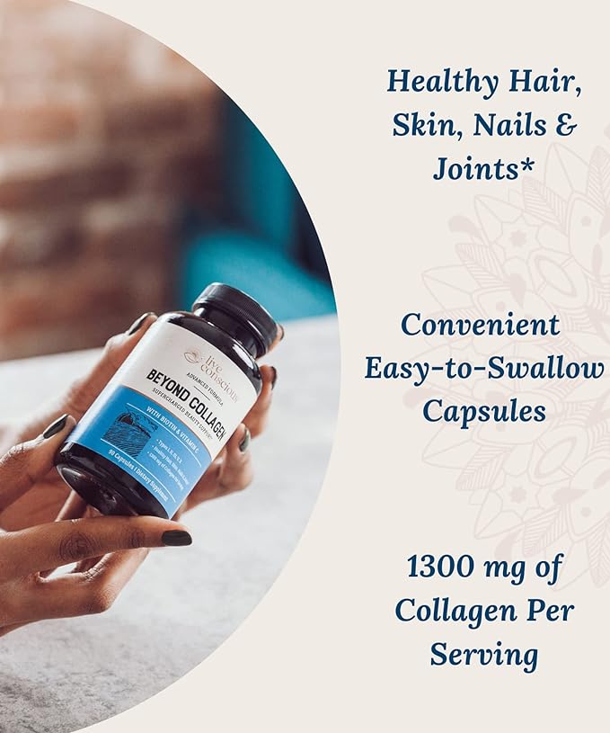 Live Conscious Beyond Collagen Multi Collagen Capsules 90 Capsules