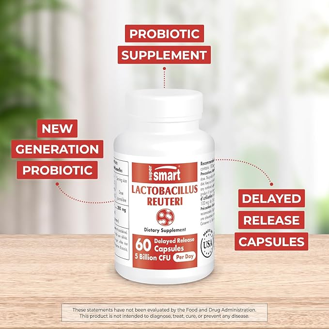 Supersmart - Lactobacillus Reuteri 5 Billion 60 DR