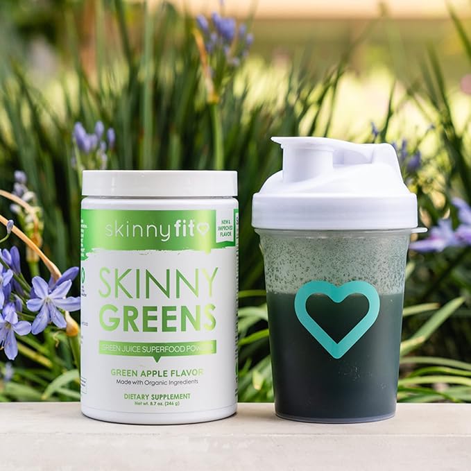 SkinnyFit Skinny Greens, Green Juice Superfood 30 Servings