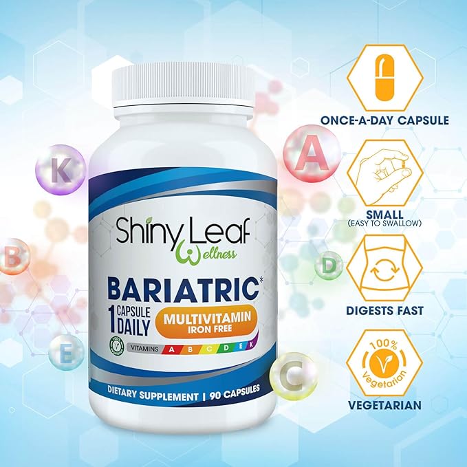 Shiny Leaf Bariatric Multivitamin Iron-Free Capsules (1 Month 30 Caps)