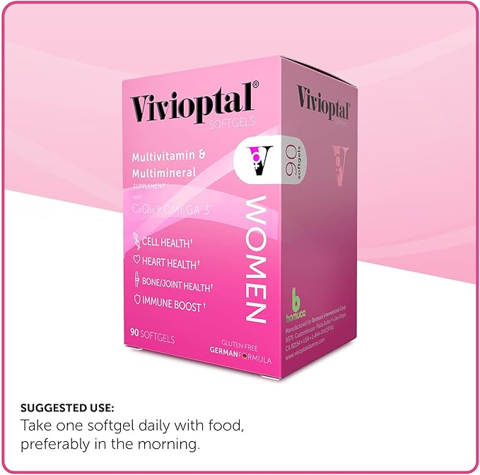 Vivioptal Women 90 Softgels CoQ10 & 3