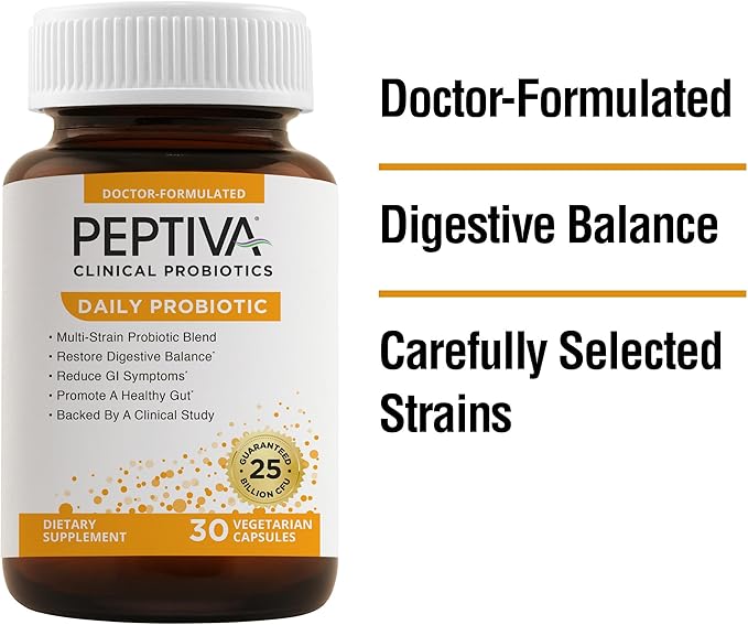 Peptiva Daily Probiotic, 25 Billion CFU, 30 Count
