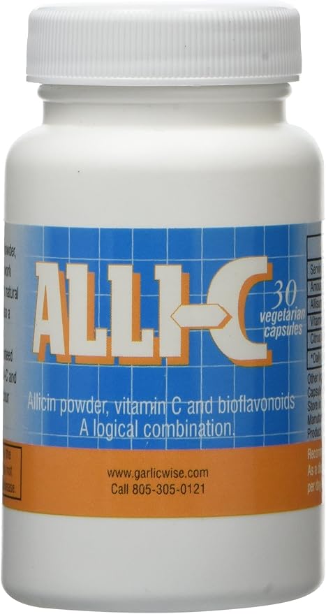 Allicin with Vitamin C and Bioflavonoids 30 Vegetarian