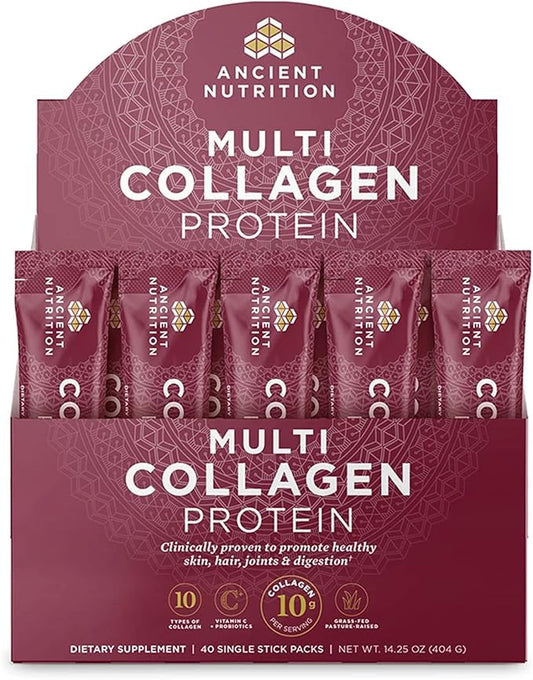Ancient Nutrition Collagen Powder Protein, Unflavored 40, Hydrolyzed