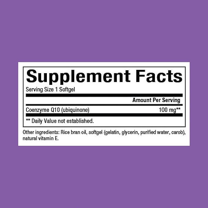 Natural Factors, Coenzyme Q10 100 mg, Q10 Supplement