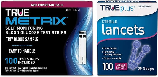 100ct TRUE METRIX® NFRS Test Strips 100ct TRUEplus® 30g Lancets