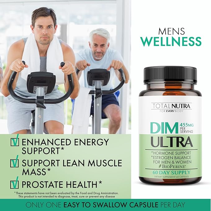 DIM Supplement: DIM Ultra 455mg Diindolylmethane,