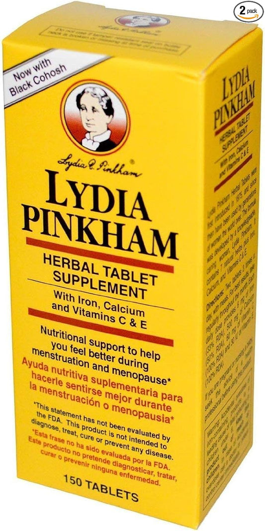 Lydia Pinkham Herbal Tablet Supplement 150 2)