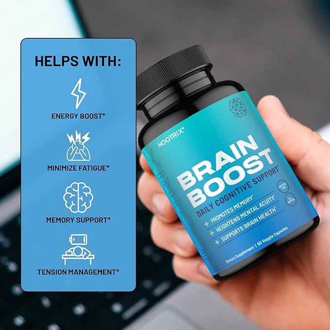 Brain Boost Nootropic Supplement 240 Capsules