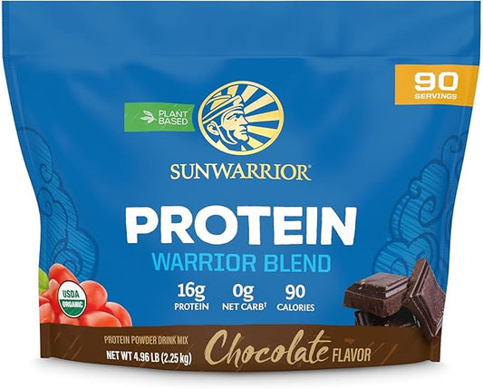 Sunwarrior Vegan Organic Protein Powder Plant-based 90 Servings