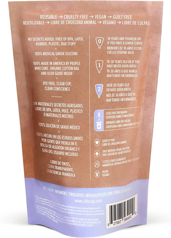 Menstrual Cup - Super Soft and -100% Medical 12 Hours 2 -