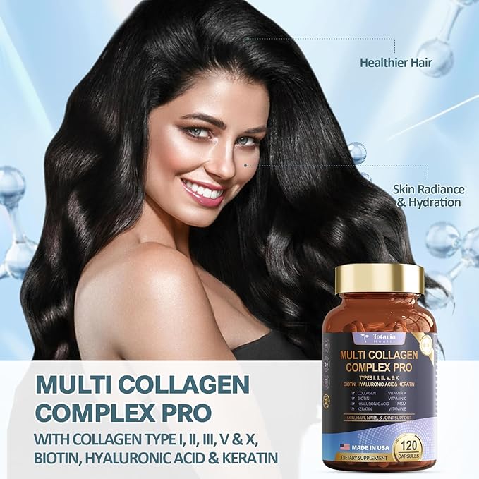 18-in-1 Collagen Pro with Hyaluronic Aicd, 120 Caps