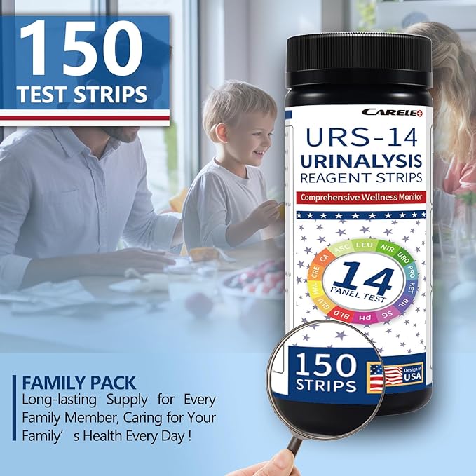 14-Panel Urine Test Strips 150ct, Comprehensive