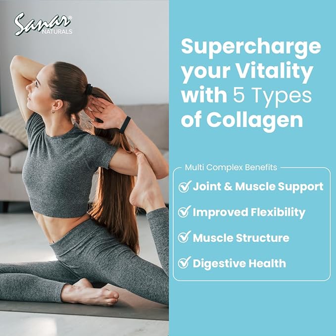 Sanar Naturals Collagen Pills Multi Complex 150 Capsules