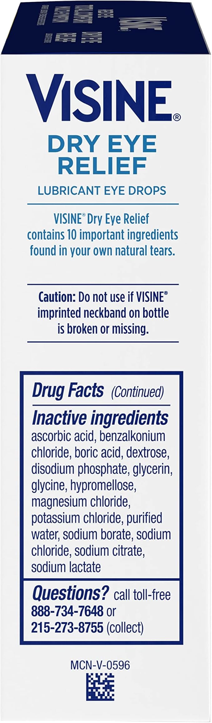 Visine Red Eye Total Comfort Multi-Symptom 2 Items