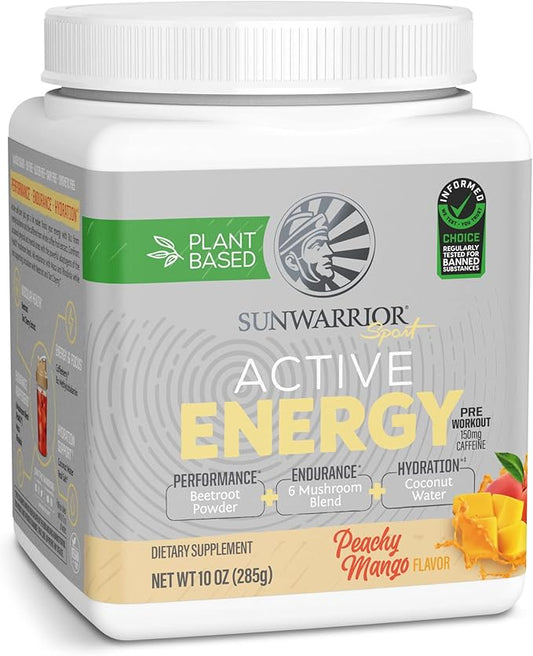 Sunwarrior Plant-based Preworkout Powder Hydration Blend 30 Servings