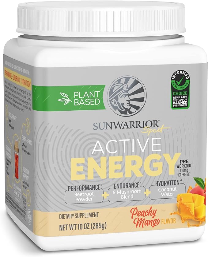 Sunwarrior Plant-based Preworkout Powder Hydration Blend 30 Servings