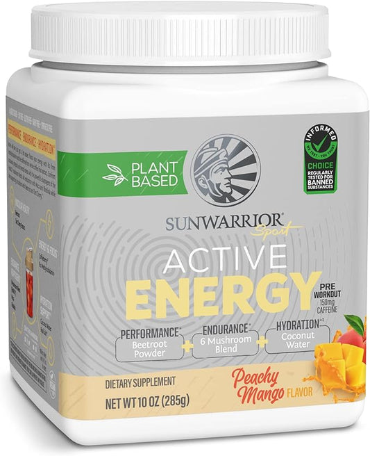 Sunwarrior Plant-based Preworkout Powder Hydration Blend 30 Servings