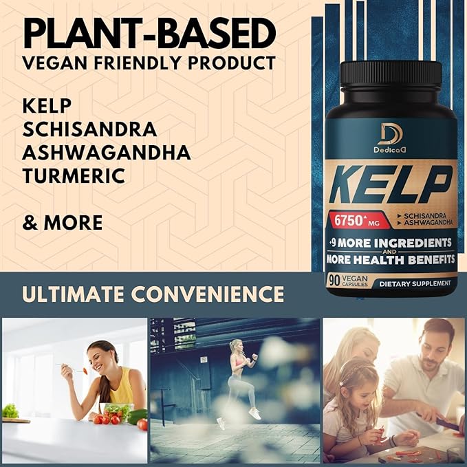 10in1 Kelp Supplement 3 Months 6750mg 90 Vegan