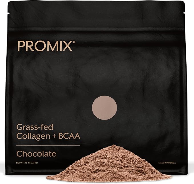 Promix Collagen Peptides and BCAA, Chocolate, 2.5lb Bulk