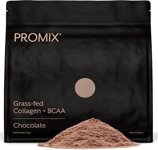 Promix Collagen Peptides and BCAA, Chocolate, 2.5lb Bulk