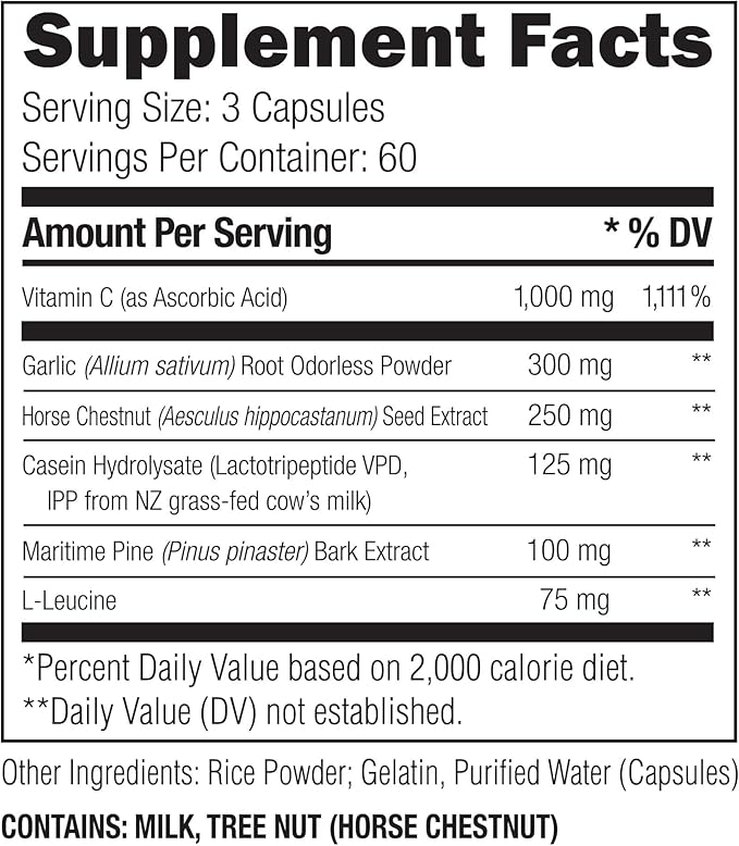 UMZU Redwood - Supports Nitric Oxide 30 Day 180 Capsules