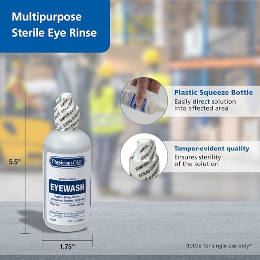 First Aid Only SmartCompliance Refill Eye 4-oz Bottle