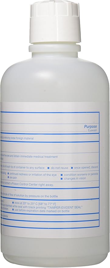 Medi-First 21526 Eyewash, Purified Water, 98.3% 32 Ounces