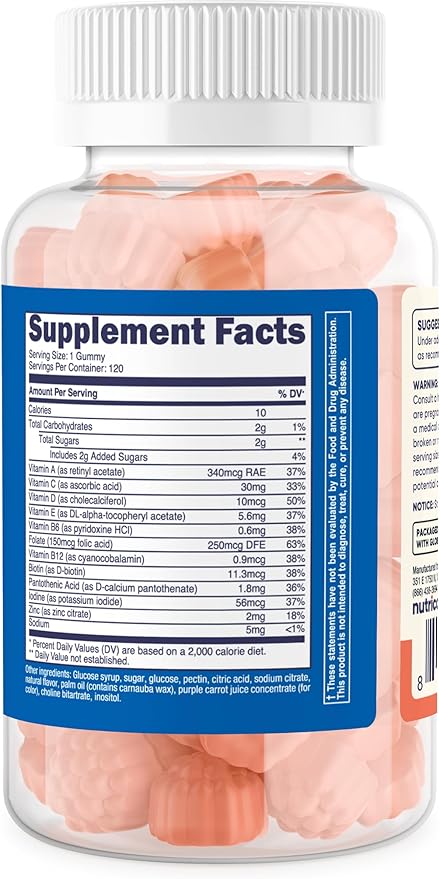 Nutricost Kids Multivitamin Gummies 120 Servings