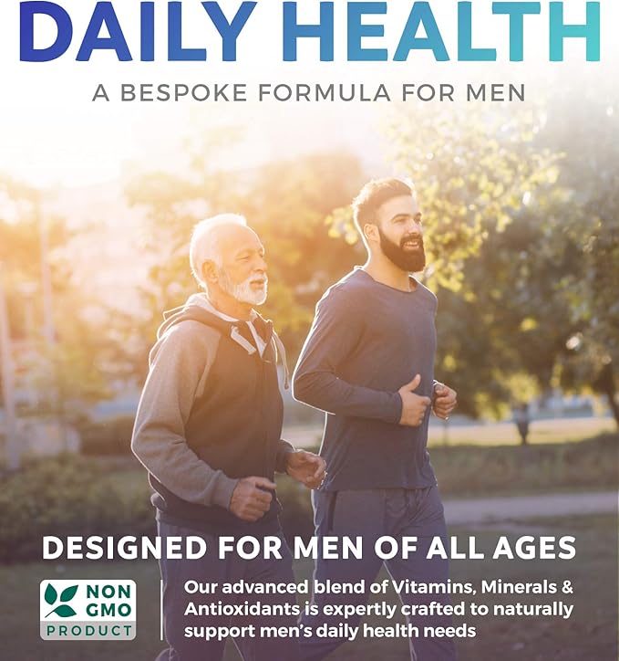 Multivitamin for Men (Non-GMO) Daily Mens 60 Capsules