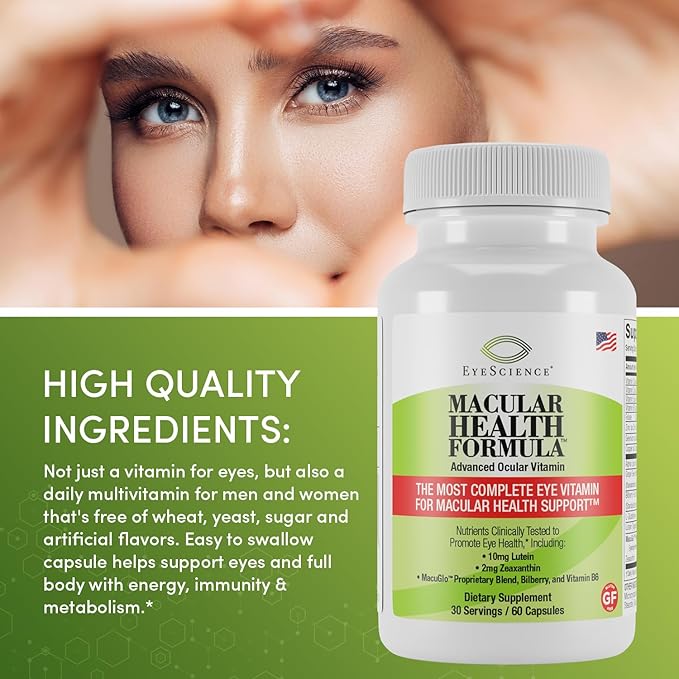 Macular Health Beyond AREDS2 Formula, Advanced B6 (30 (30 Day
