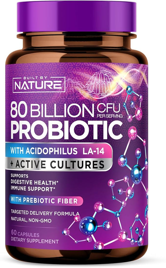 80 Billion CFU Probiotic 60 Capsules